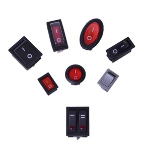 1A 3A 6A 10A 16A 250VAC açma-kapama KCD1 yuvarlak tekne tipi anahtarı su geçirmez kahve makinesi için 2 Pin Rocker anahtarı - Product Image 1