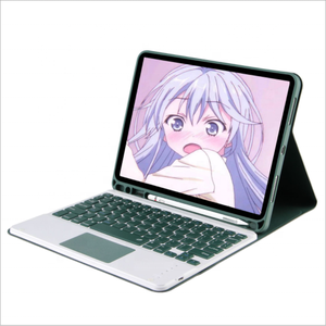 平板电脑通用无线平板蓝牙3.0键盘聚氨酯皮套支架IPad 10.2 10.5 10.9 11专业版 - Product Image 4
