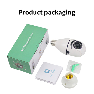 Lampadina per telecamera a LED sistema di telecamere di sicurezza 1080P con telecamere ip di sorveglianza domestica Wireless panoramiche a 2.4GHz WiFi a 360 gradi - Product Image 4