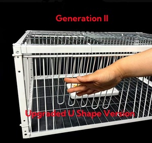 4 Door Auto Trap Bird Cage Rabbit Mouse Cage <strong>Entry</strong> Only and No Exit Encrypted Automatic Pigeon Collecting Tool with Skylight - Product Image 2