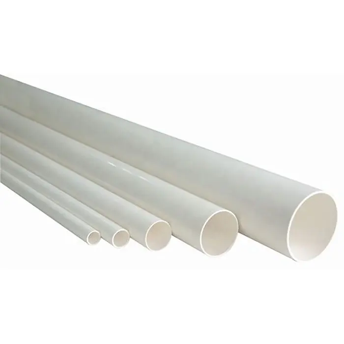Plomería accesorios de tubería de PVC fábrica de 2 pulgadas de tubo PVC para suministro de agua