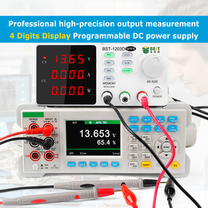 4桁のディスプレイを備えた30V5Aトリプル出力可変調整可能線形安定化DC電源 - Product Image 6