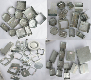 Hộp Nối Kim Loại Thép Mạ Kẽm Mở Rộng Hình Bát Giác Tiện Ích Hình Vuông - Product Image 2