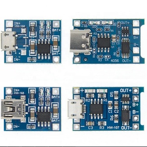 TP4056 HW-107 HW-168 mikro USB tip C şarj modülü koruma çift fonksiyonlar 5V 1A 18650 lityum pil şarj kartı. - Product Image 5