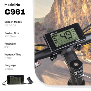 Bafang Bbs ชุดมอเตอร์หมุนตรงกลางรุ่น Bbs 01 36V/48V 350W พร้อมจอแสดงผล LCD สี C961 C965 800S - Product Image 4