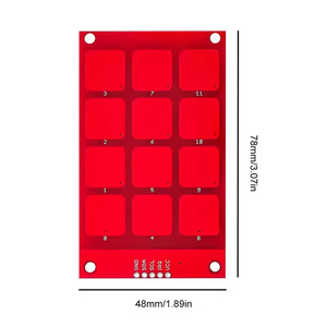 MPR121 Kapazitive Touch-Tastatur Abschirmung modul Sensitive Key-Tastatur 3,3-V-Logik für Arduino Diy Electronic Diy Kit-Leiterplatte