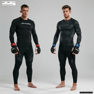 Người Đàn Ông Nén Áo Sơ Mi Dài Tay Áo Nhanh Chóng Khô Thể Thao Nén Tops Khô Tập Thể Dục T Áo Sơ Mi Phát Ban Bảo Vệ Undershirts Rashguard MMA - Product Image 4