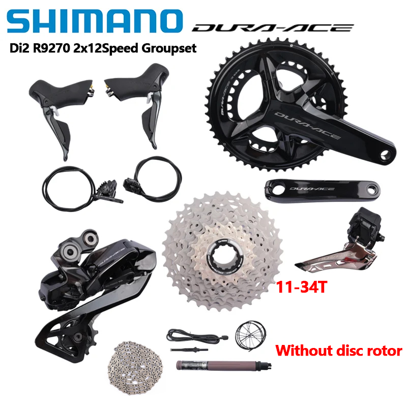 Rotor de wihtout, 170mm 50-34T + CS 34T