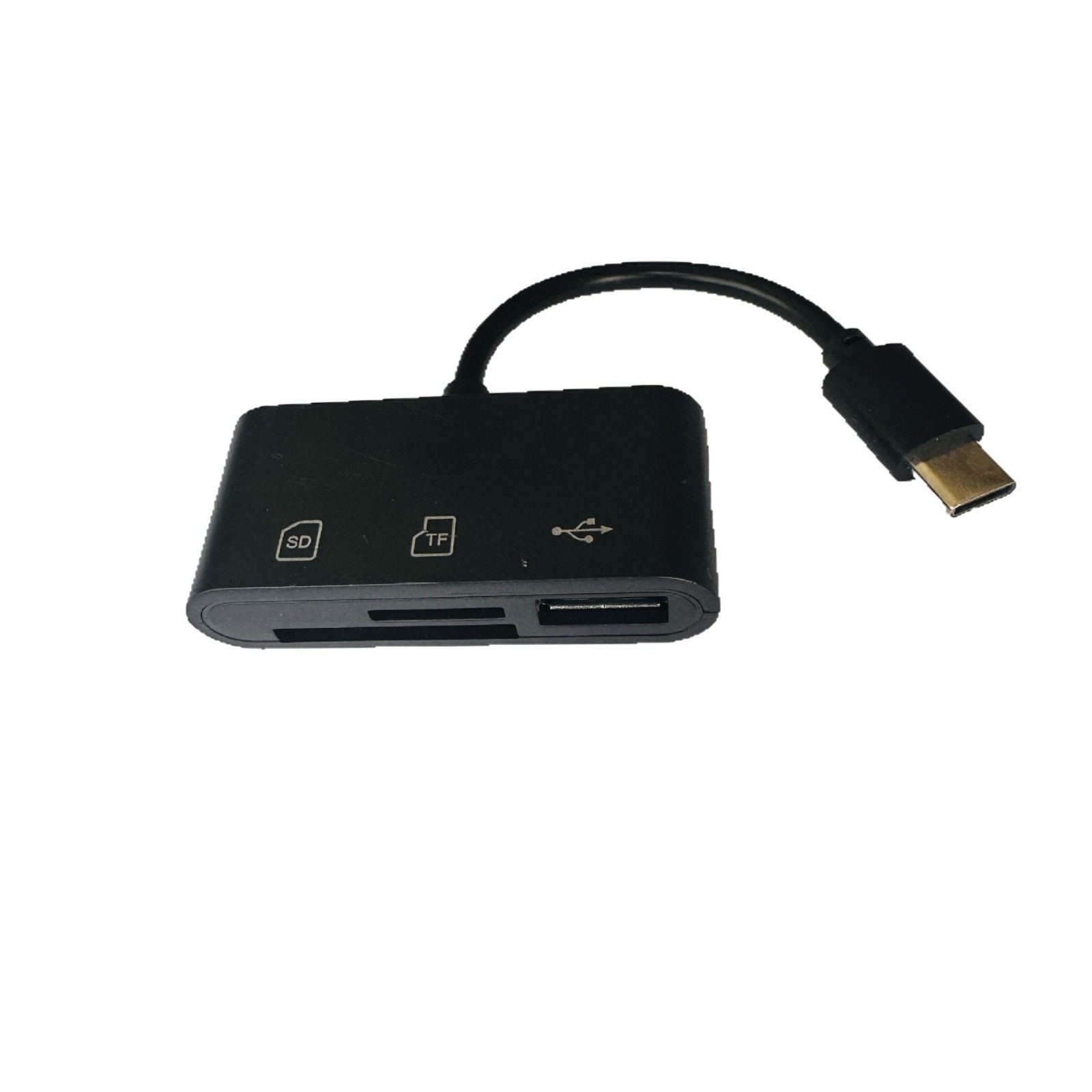 Negro tipo c todo en uno-bolsa negra-usb tf sd