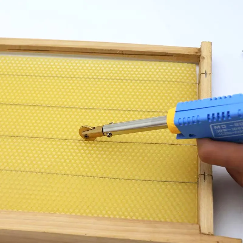 مسدس تدفئة أسلاك تربية النحل يعمل بالكهرباء أداة تدفئة الأسلاك بمقبس بقابس من الاتحاد الأوروبي 200-240 فولت مسدس تدفئة معدني