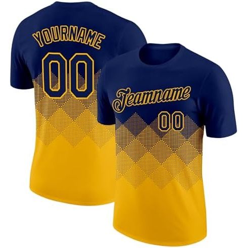 Bleu marine et jaune