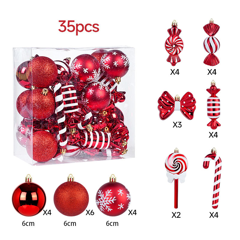 35pcs boule de noël ensemble 1