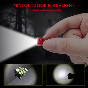 Cep küçük LED dokunmatik işık güçlü linterna süper parlak su geçirmez döner anahtar EDC Metal LED XPE Mini el feneri - Product Image 5