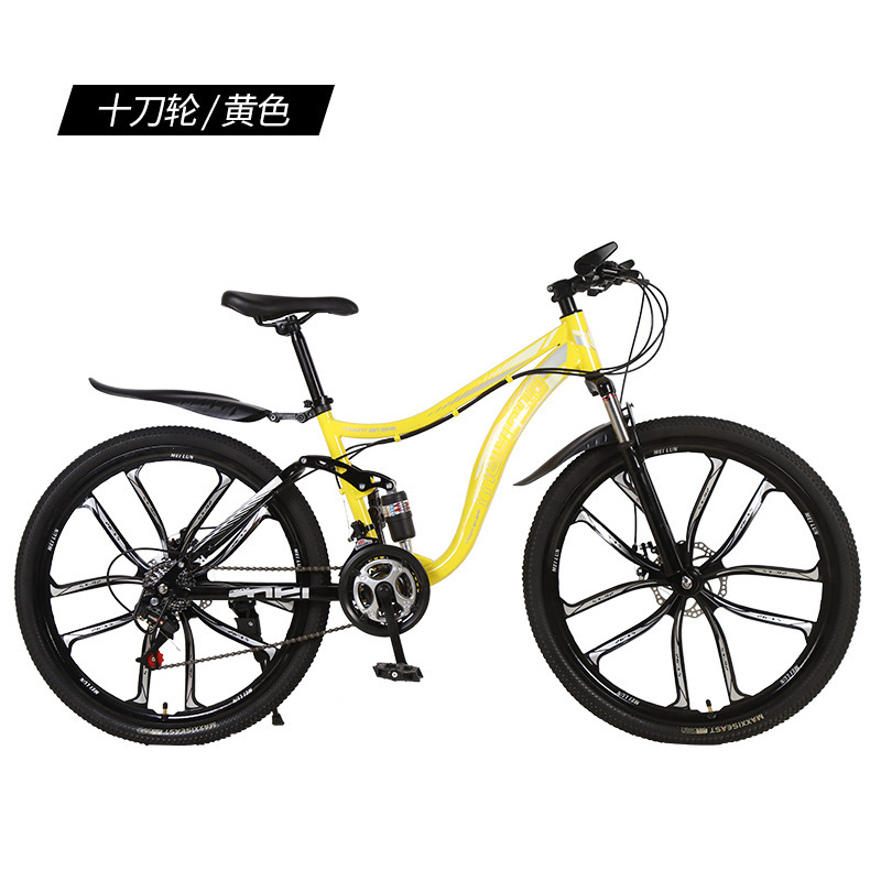 yellow-ten-blade integrated wheel