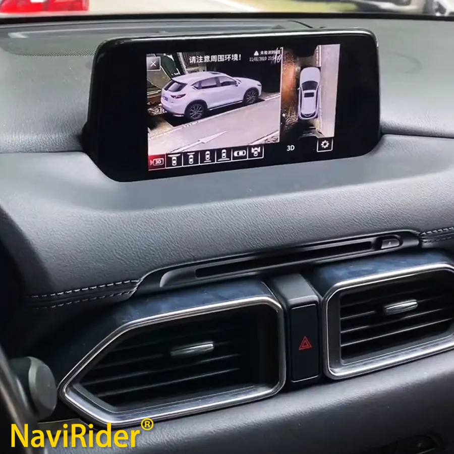 Tuta originale Monitor per Mazda CX-50 CX30 CX5 CX9 occhio di uccelli 360 telecamera vista panoramica lato anteriore posteriore Surround parcheggio retromarcia