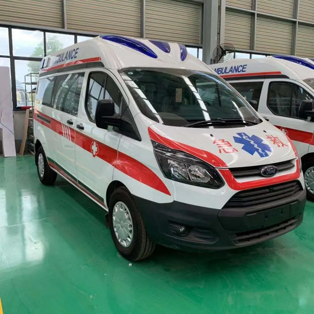 Nuevo coche de ambulancia de emergencia para equipo médico de primeros auxilios, ambulancia