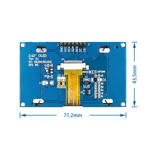 #54107 2,42 Zoll 128x64 OLED-LCD-Anzeige modul SSD1309 7-polige SPI/IIC I2C-serielle Schnitts telle für Arduinos UNO R3