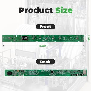 WD21X23461, WD21X31910 lavapiatti interfaccia utente scheda di controllo, compatibile con G-E sistema di interfaccia utente lavastoviglie - Product Image 3
