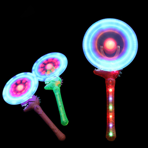 Wholesale <strong>Led</strong> Spinner Toy Dinosaur Cartoon Dinosaur <strong>Led</strong> Spinning Windmill Light <strong>up</strong> Wand with Sound - Product Image 2