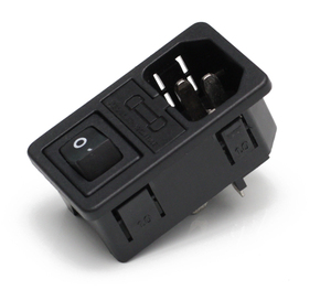 CUL TUV CQC สวิตช์ช่องเสียบฟิวส์แบบเปลี่ยนได้สองช่อง10A 250V IEC C14ช่องเสียบโมดูลไฟเข้า - Product Image 2