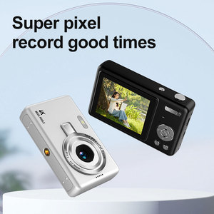 4K HD子供ミニデジタルカメラ学生のための写真ビデオの古典的なポータブル2.4インチCCDカメラ - Product Image 5