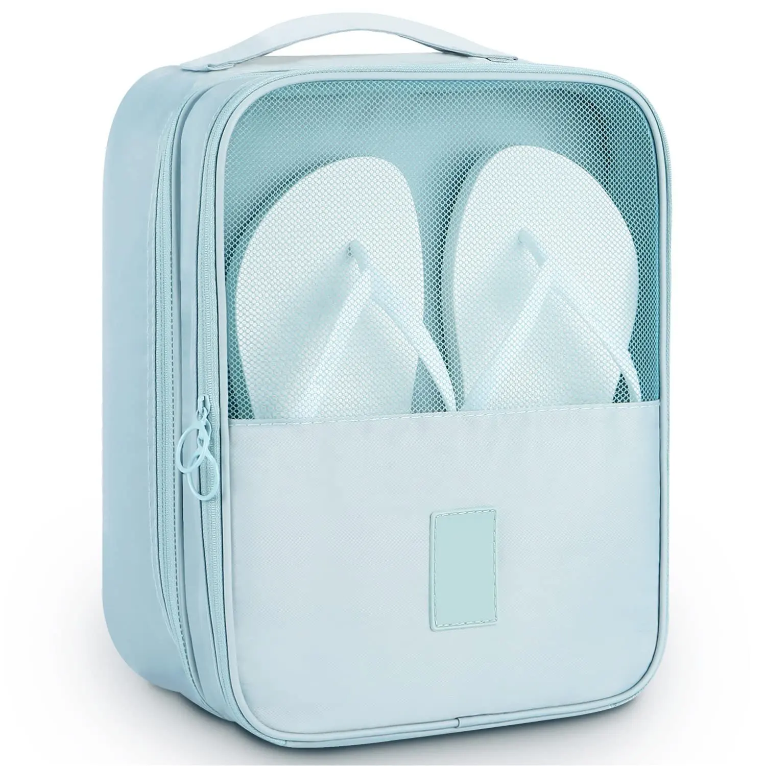 La borsa per scarpe portatile contiene 3 paia di scarpe per il viaggio e la custodia per l'uso quotidiano