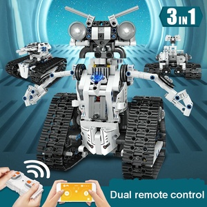Set di costruzione di robot con stelo 3 in 1 con controllo remoto di programmazione intelligente robot blocchi di costruzione kit di mattoni giocattolo - Product Image 2