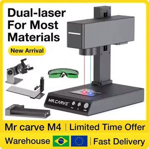 MR.CARVE Small Daja C2 20w Fiber Metal Rings Steel Bracelet Rotary Axis Laser Marking Machine <strong>Portable</strong> Laser Engraving Machine
