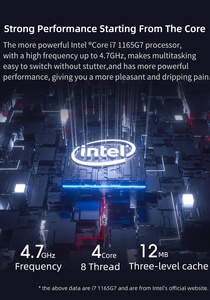 Micro <strong>Computer</strong> <strong>In</strong>-tel Core I7 1165G7 2 <strong>Network</strong> Ports DDR4 Memory WiFi BT 5G 2 RJ45 LAN RS232 COM Industrial Fanless Mini Pc - Product Image 6