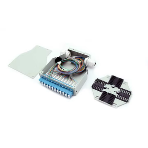 12-Port-DIN-Schienen-Glasfaser-Patchfeld SC-Duplex-Montage box für optische Verteilung und FTTH-Netzwerke - Product Image 1