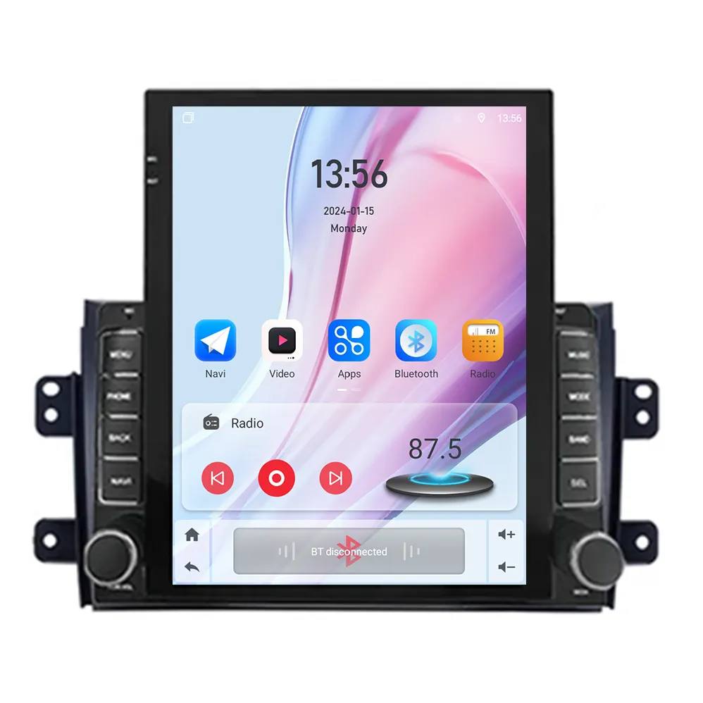 9.7 "dọc Tesla màn hình phong cách Android đài phát thanh xe cho Suzuki sx4 2006 2012 đa phương tiện Video Player GPS navigation đơn vị đứng đầu