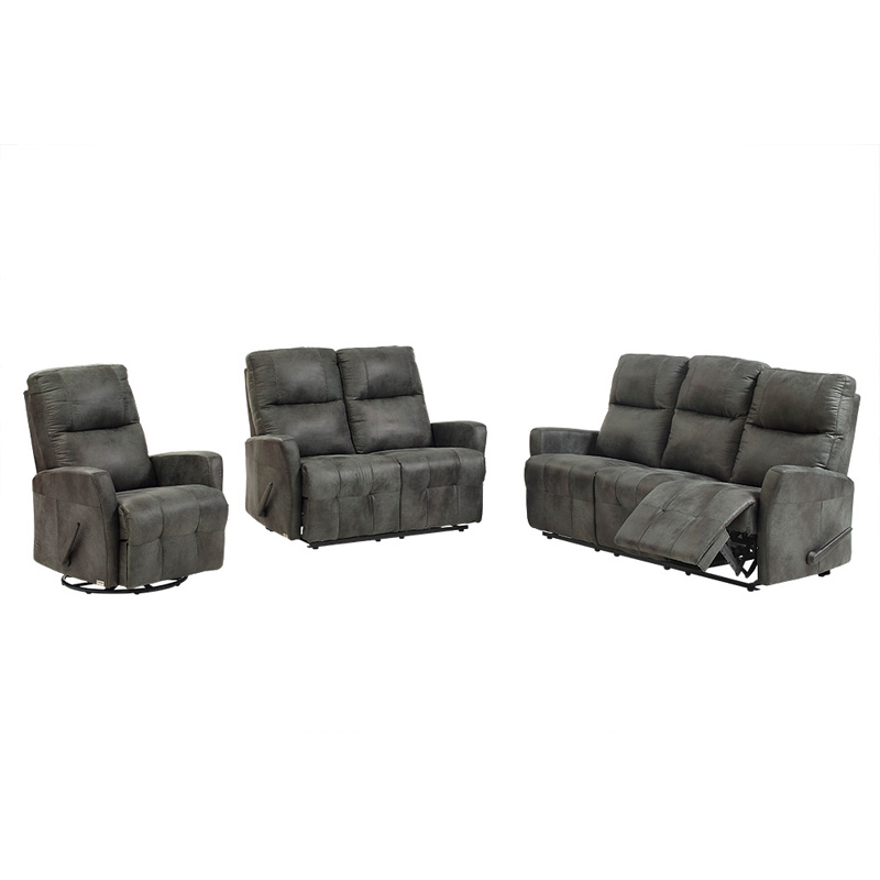 Modern Body Care Shiatsu Electric Massage Synthetic Leather Recliner Sofas
