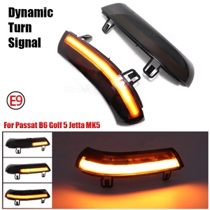 Süper E9 ayna sıralı dönüş sinyali gösterge ışıkları için VW GOLF 5 GTI Jetta Passat B5.5 B6 Sharan EOS yanıp sönen flaşör lambalar - Product Image 4