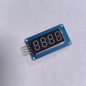 4-stelliges Anzeige modul mit einstellbarer LED-Helligkeit Uhr zubehör Elektronische Module DIY für Arduino