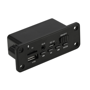 6W amplifikatör DC 5V mikrofon Bluetooth 5.0 ses USB TF 3W MP3 çalar WMA dekoder kurulu kablosuz FM kart ses kaydedici - Product Image 1