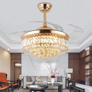 42-Inch High Speed Reversible <strong>Ceiling</strong> <strong>Fan</strong> With LED <strong>Light</strong> Source Modern Design and <strong>Big</strong> Air Volume - Product Image 3
