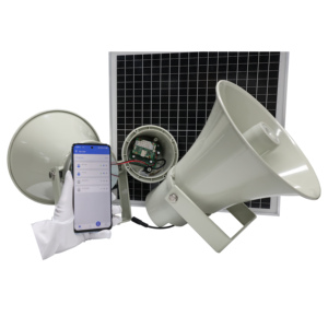 Altavoz de bocina Solar para exteriores con función de transmisión remota de red inalámbrica 4G amplificador de potencia incorporado compatible con entrada RJ45 - Product Image 3