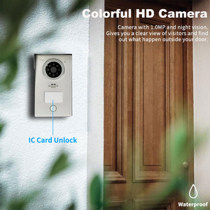 7 Zoll Android Tuya Smart Video Türklingel mit WLAN-Kamera IP Villa Gegensprechanlage IoT Smart Home Bedienfeld IC-Karte Türklingel entsperren - Product Image 6