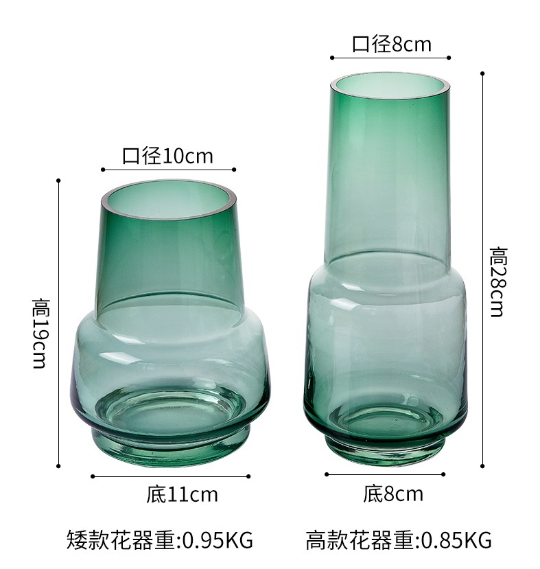 Nordic Glass & Crystal Vases Glass Vases Modern Glass Flower Vase