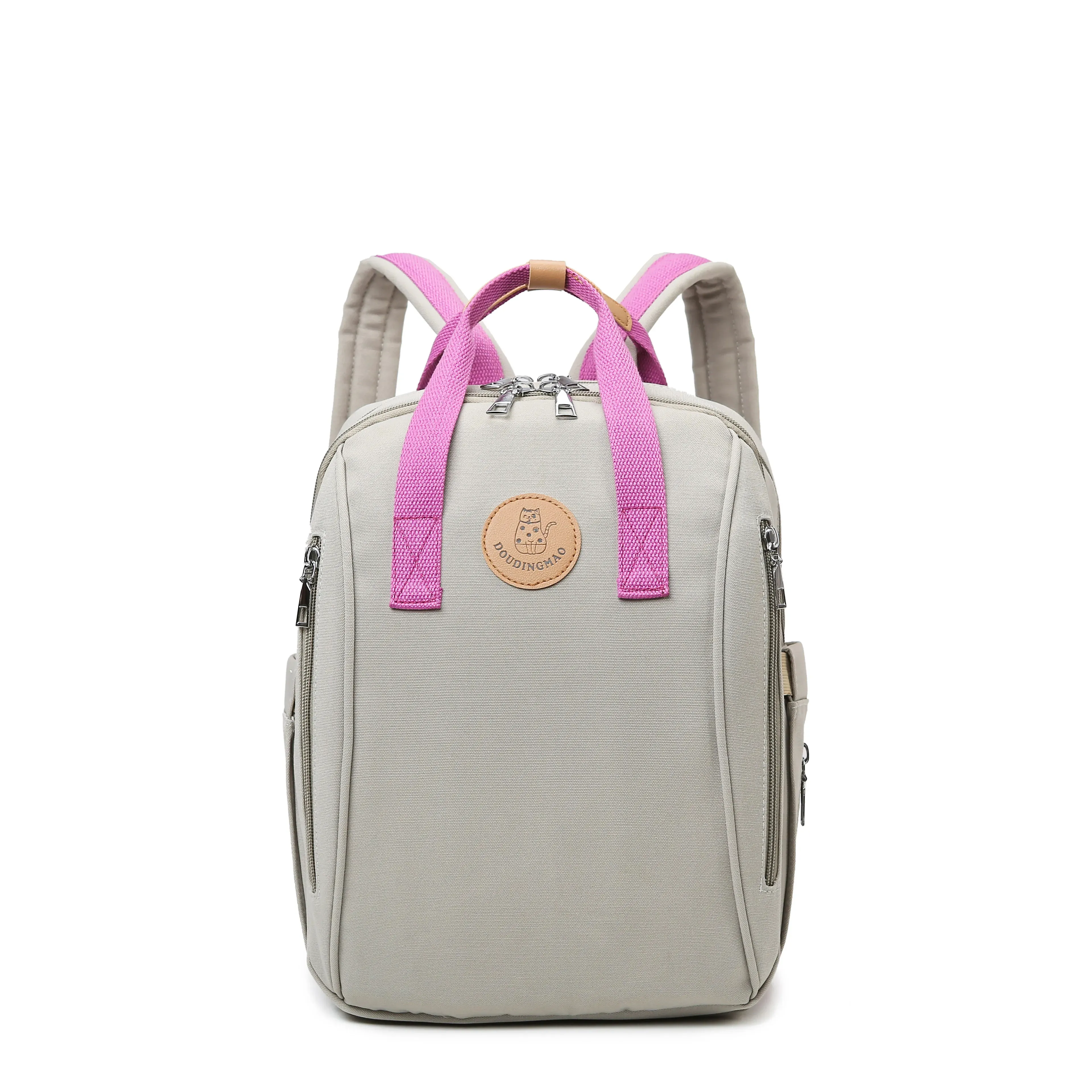 Moda özelleştirilebilir mumya çanta sevimli tasarım çok fonksiyonlu büyük kapasiteli bir omuz taşıma anne çantası