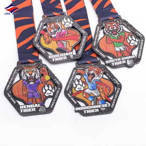 Longzhiyu profession elle Laufsport hersteller benutzer definierte Cartoon UV-Druck Medaillen Großhandel Metall Epoxy Medaillen - Product Image 1