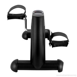 Tragbare Mini-Übung Fahrrad pedal Exerciser Health Gym Fitness Bein-und Cardio-Training mit LCD-Display Kompaktes Design Pedal übung
