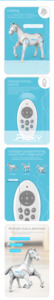 Einem klick wake up smart singen tanzen roboter pferd spielzeug programmierung demonstration rc fernbedienung roboter für kinder geschenke - Product Image 6