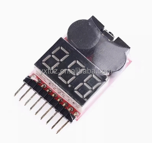 Display livello batteria YIXINTAI 1-8S XB100 allarme a bassa tensione display elettrico/cicalino a doppia funzione - Product Image 2