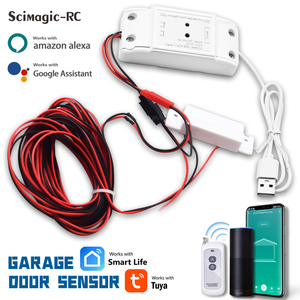 Tuya Garagentor öffner Wifi RF-Schalter Drahtloser Sensor 433MHz Fernbedienung Arbeiten Sie mit Google Home Alexa Voice Control - Product Image 2