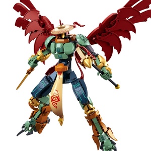 Sluban Fengshen mitoloji Mecha Robot yapı taşları Nezha Yang Jian dokuz kuyruklu tilki plastik montaj oyuncak Boys için - Product Image 2