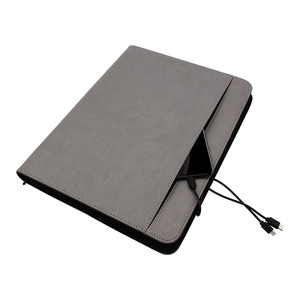 A4 elegante cartella Manila in pelle per ufficio da ufficio multifunzione per <span class=keywords><strong>Notebook</strong></span> con ricarica Wireless per archiviazione