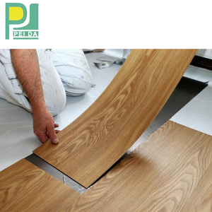 3Mm Modern tasarım PVC LVT vinil döşeme kauçuk arka v-oluk ahşap etkisi ile otel uygulamaları için tutkal aşağı SPC döşeme - Product Image 6