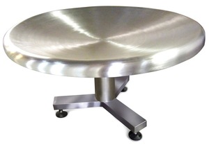 包装机用不锈钢自动旋转转袋收集台 - Product Image 3