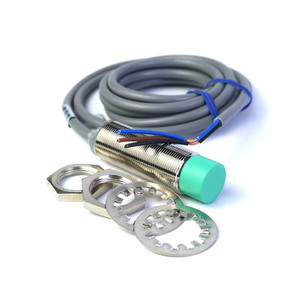 Sensor de interruptor de proximidad lineal para detección, sensor normalmente abierto y normalmente cerrado, NPN inductivo, de tres hilos, 24V, para detección - Product Image 5